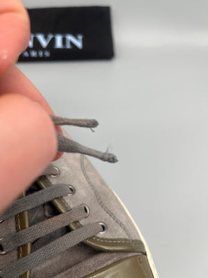 Handla Lanvin DBB1 Patent Cap Toe Grey online | Smidigt och enkelt på nätet - The Grand Archive |