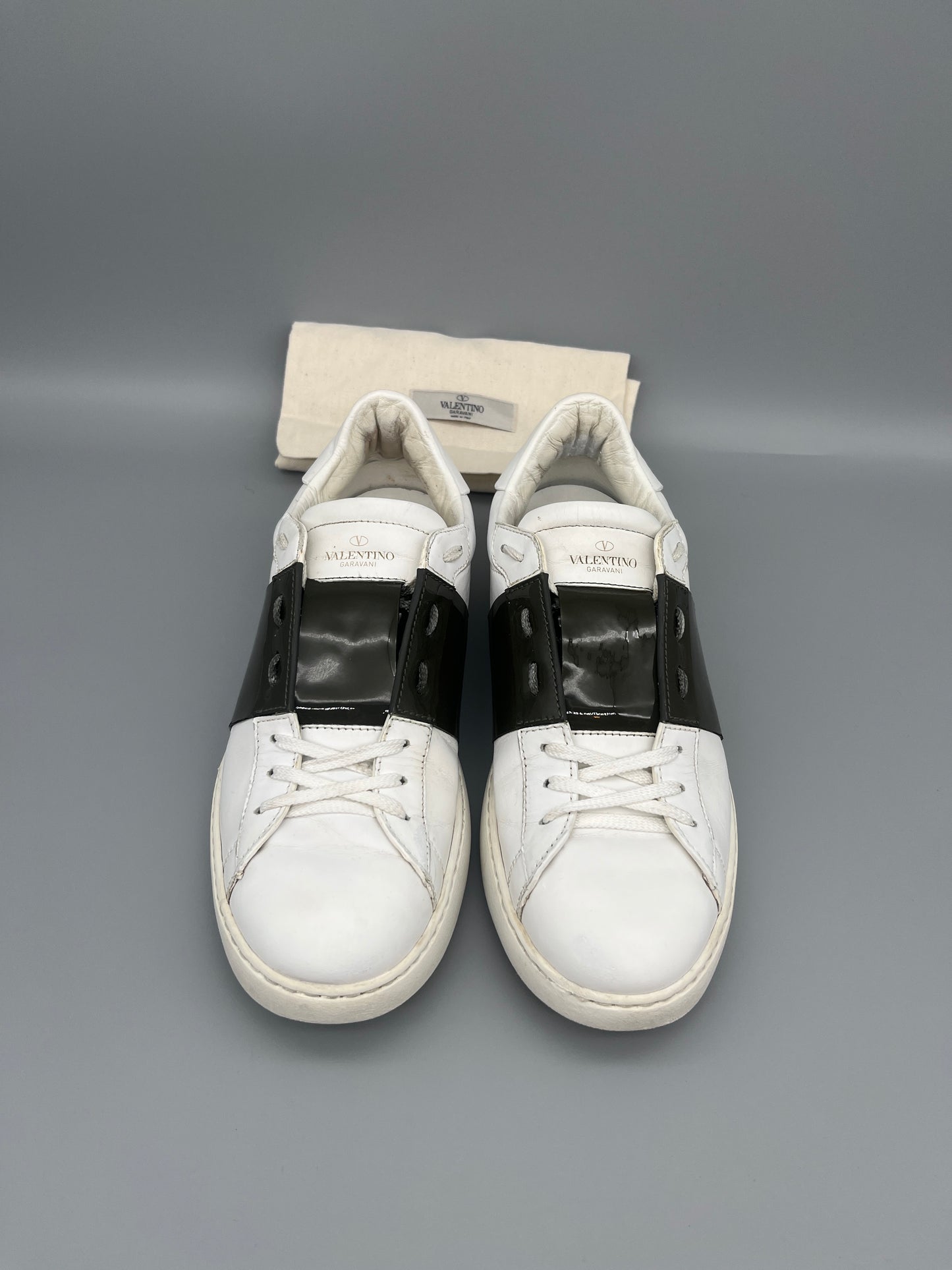 Valentino Open Sneaker Patent Green | 44