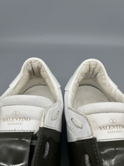 Valentino Open Sneaker Patent Green | 44