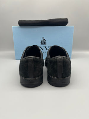 DBB1 Black Suede Patent Cap Toe