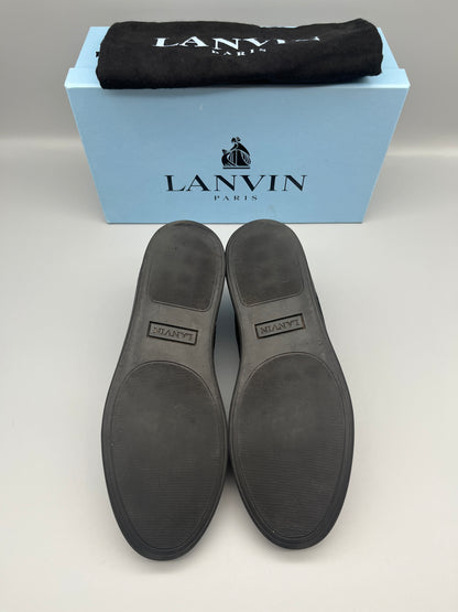 DBB1 Black Suede Patent Cap Toe