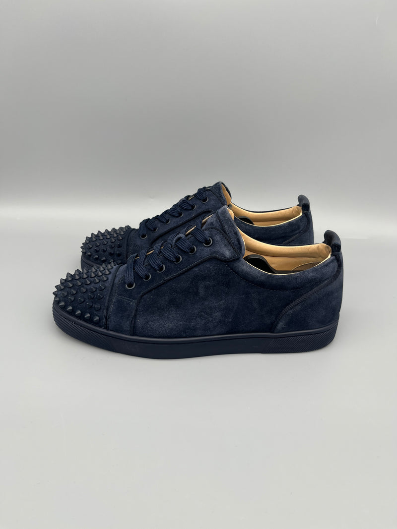 Christian Louboutin Louis Junior Spikes Sneaker Navy | 42