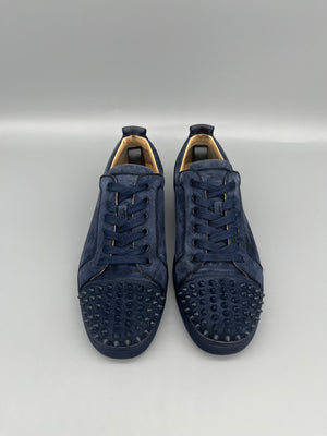 Christian Louboutin Louis Junior Spikes Sneaker Navy | 42