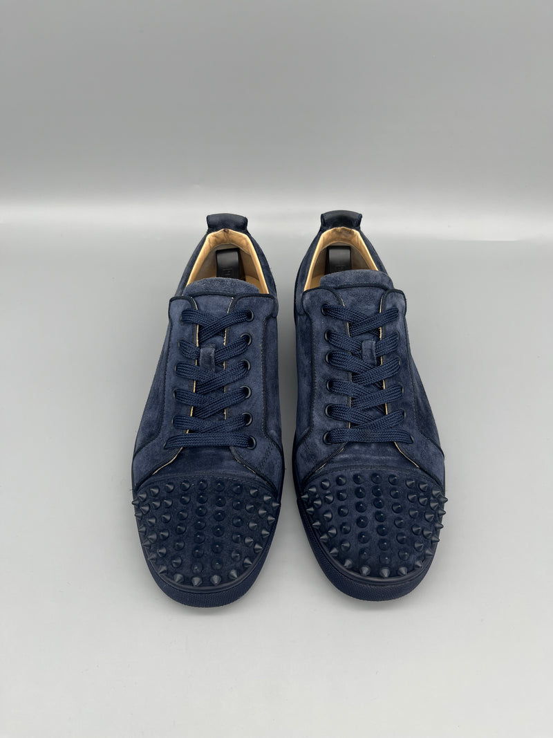 Christian Louboutin Louis Junior Spikes Sneaker Navy | 42