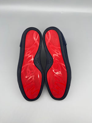 Christian Louboutin Louis Junior Spikes Sneaker Navy | 42
