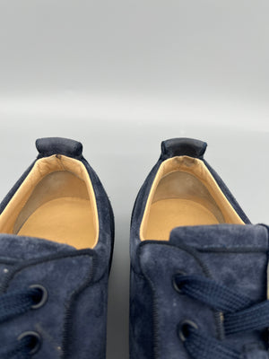 Christian Louboutin Louis Junior Spikes Sneaker Navy | 42