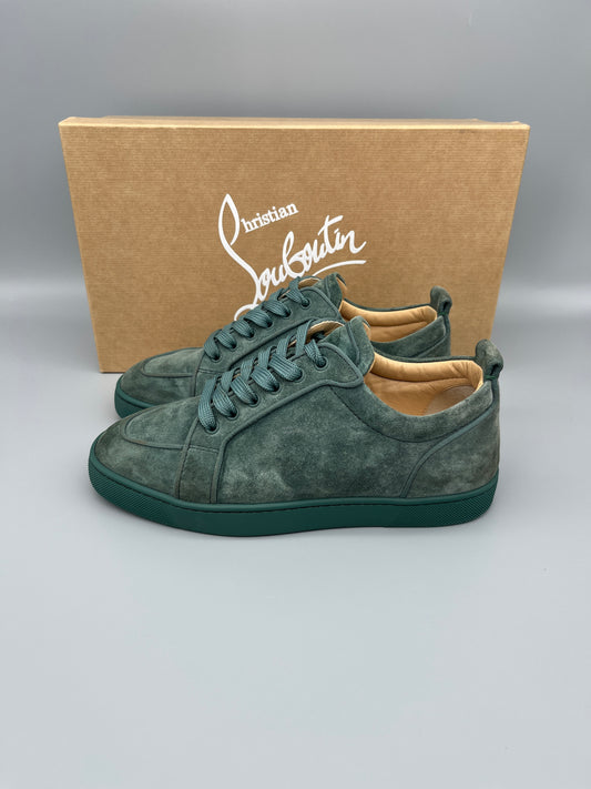 Louboutin Rantulow Sneakers i mocka, storlek 40 – äkthetsverifierade christian louboutin skor