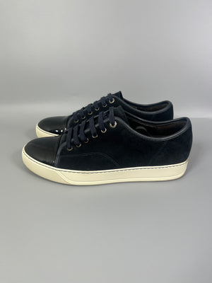 Grisch skor - Lanvin DBB1 Cap Toe Patent skor 100% äkta