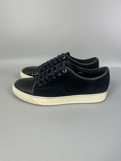 Grisch skor - Lanvin DBB1 Cap Toe Patent skor 100% äkta