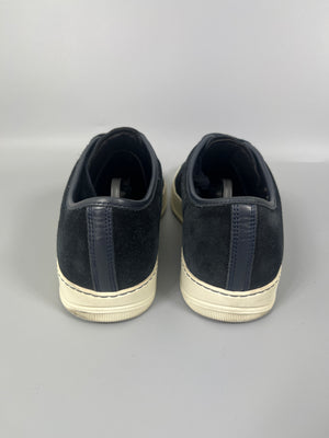 Lanvin Dbb1 Patent Cap Toe Sneaker Navy | 41