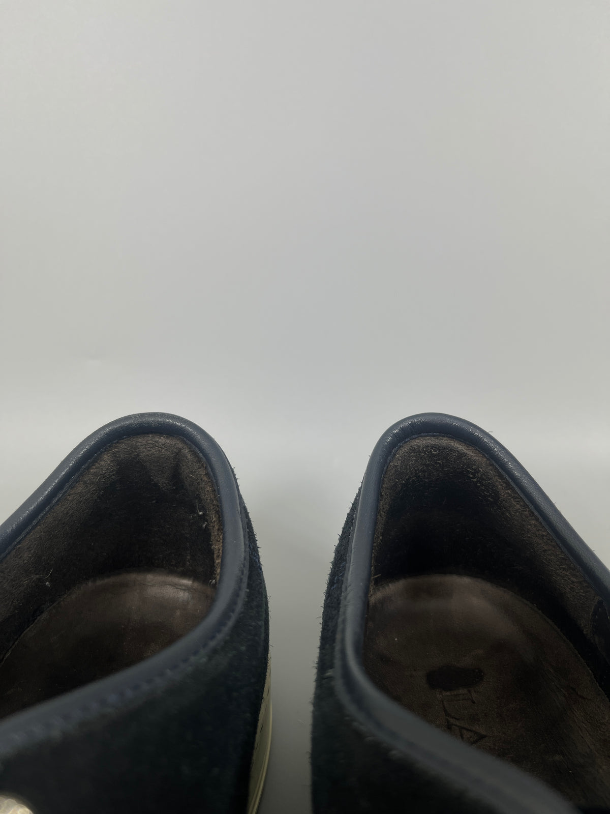 Lanvin Dbb1 Patent Cap Toe Sneaker Navy | 41