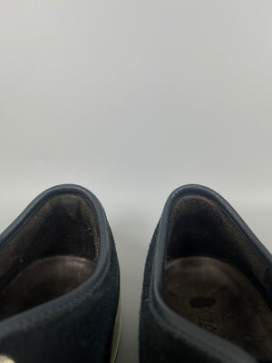 Lanvin Dbb1 Patent Cap Toe Sneaker Navy | 41