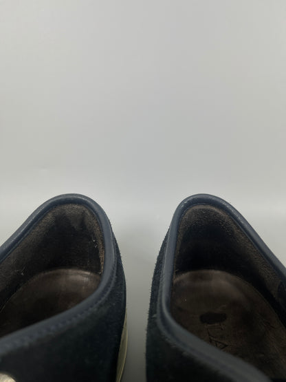 Lanvin Patent Cap Toe Navy | 41