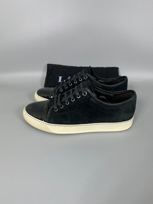 Herr | Sneakers | Lanvin | DBB1 Patent Cap Toe Sneaker Black
