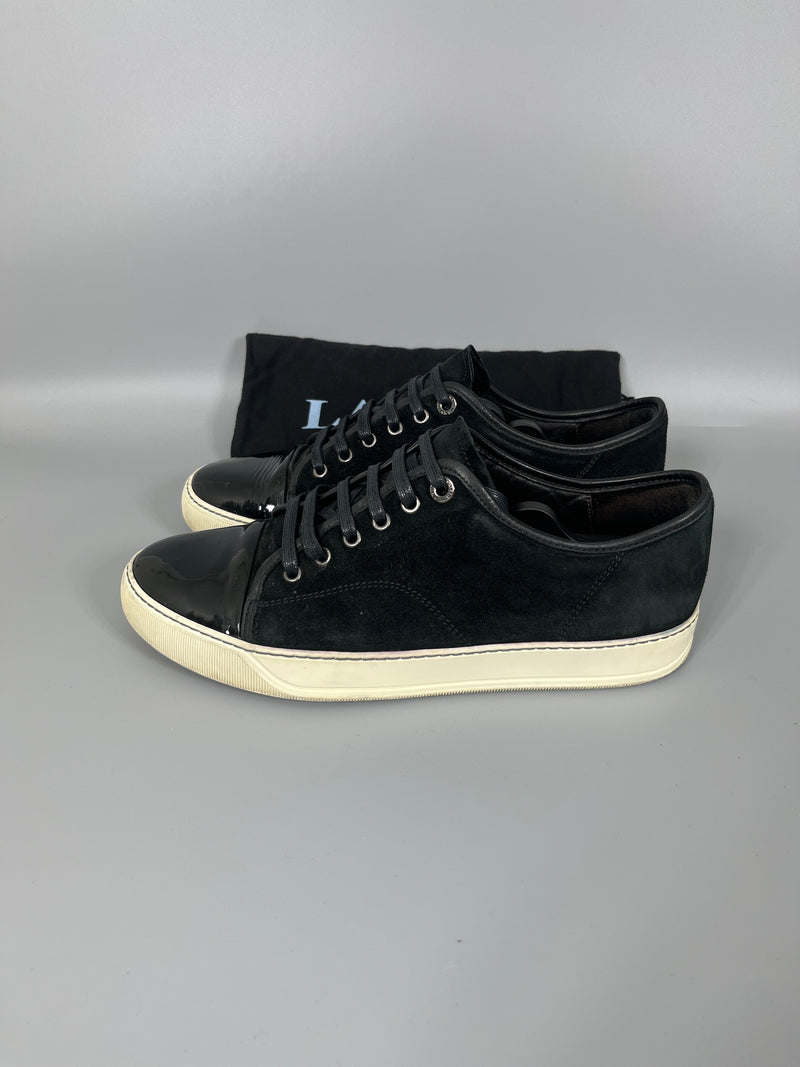 Herr | Sneakers | Lanvin | DBB1 Patent Cap Toe Sneaker Black