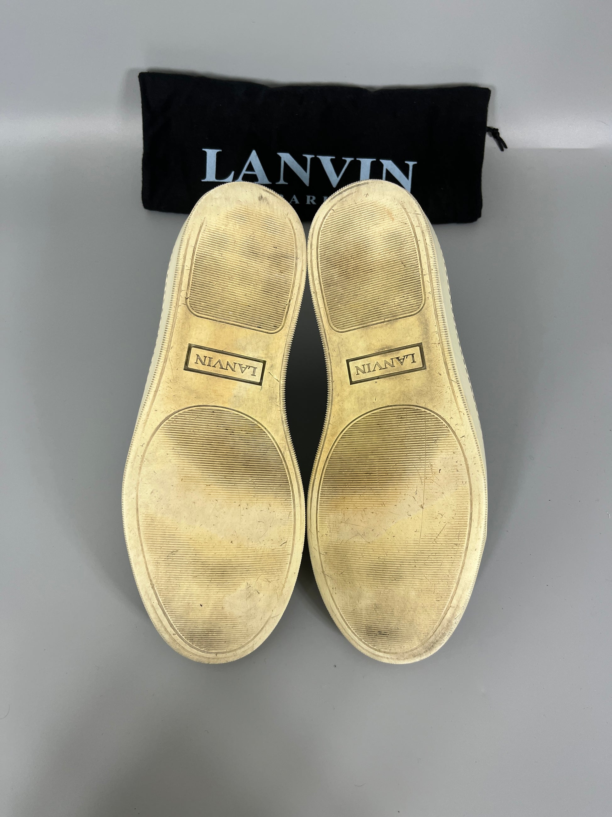 Herr | Sneakers | Lanvin | DBB1 Patent Cap Toe Sneaker Black