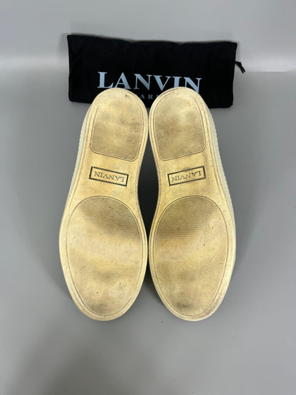 Herr | Sneakers | Lanvin | DBB1 Patent Cap Toe Sneaker Black