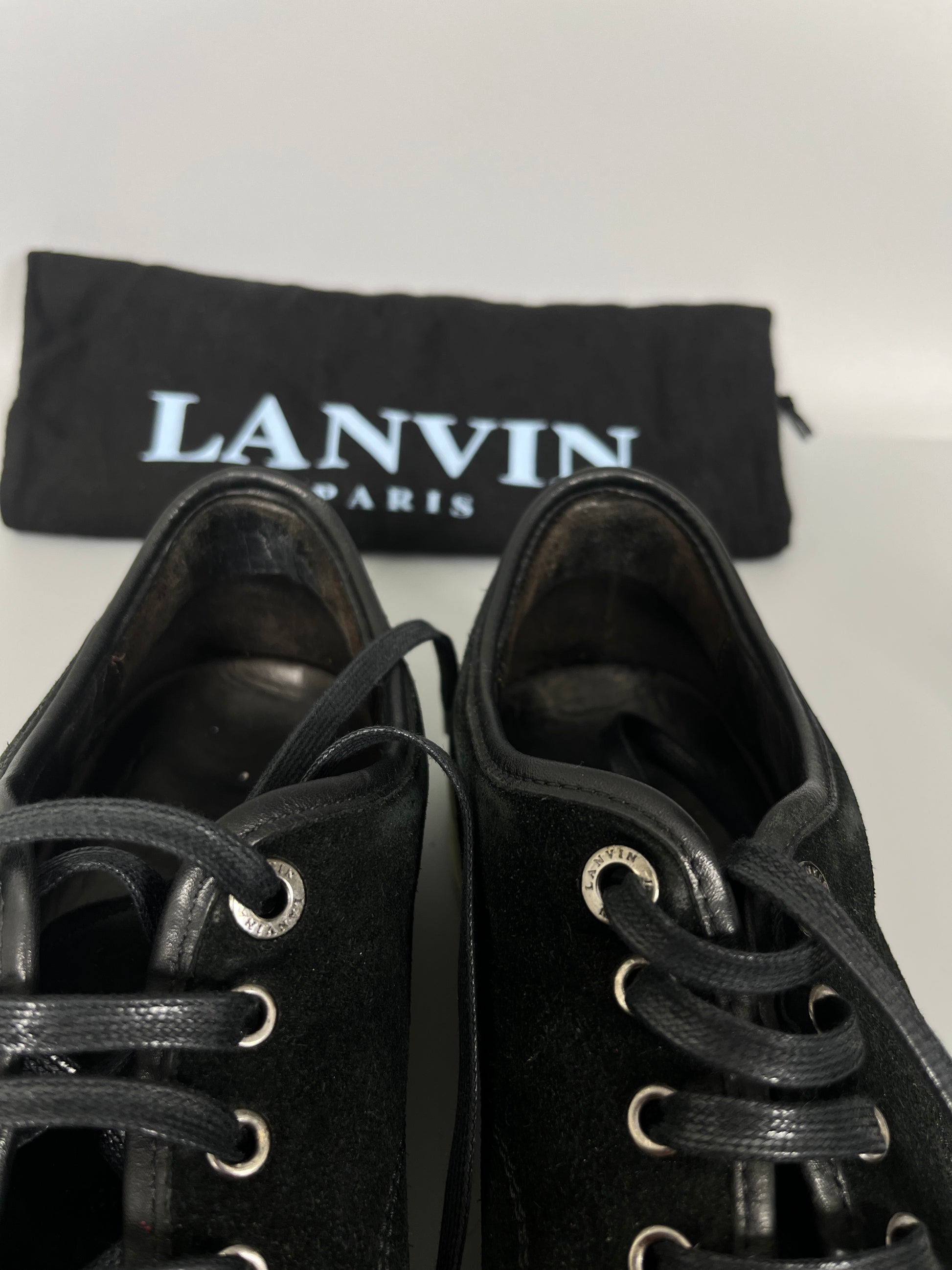 Herr | Sneakers | Lanvin | DBB1 Patent Cap Toe Sneaker Black