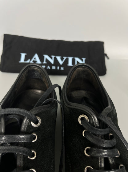 Herr | Sneakers | Lanvin | DBB1 Patent Cap Toe Sneaker Black