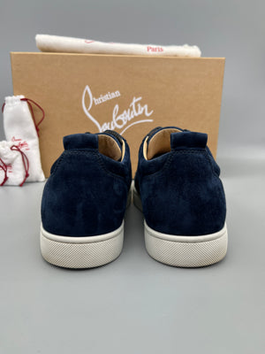 Christian Louboutin Louis Junior Spikes Sneaker Navy | 41.5
