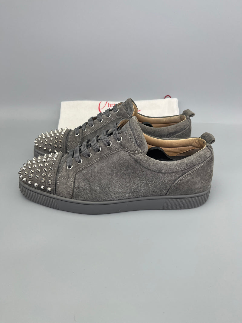 Christian Louboutin Louis Junior Spikes Sneaker Grey | 43.5