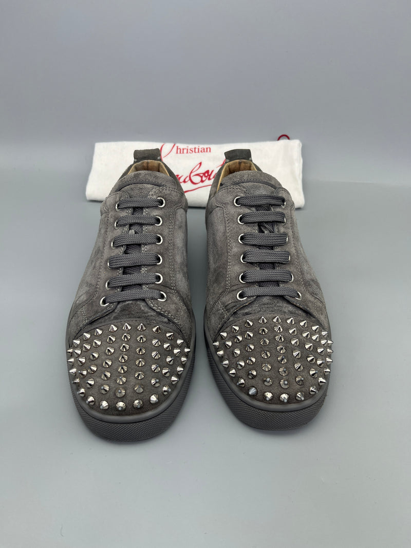 Christian Louboutin Louis Junior Spikes Sneaker Grey | 43.5