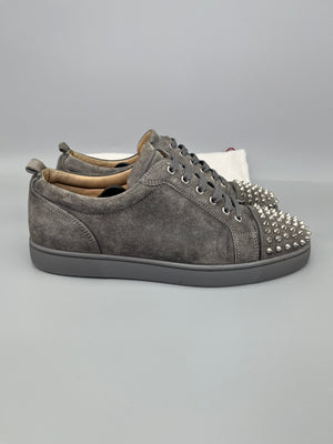 Christian Louboutin Louis Junior Spikes Sneaker Grey | 43.5