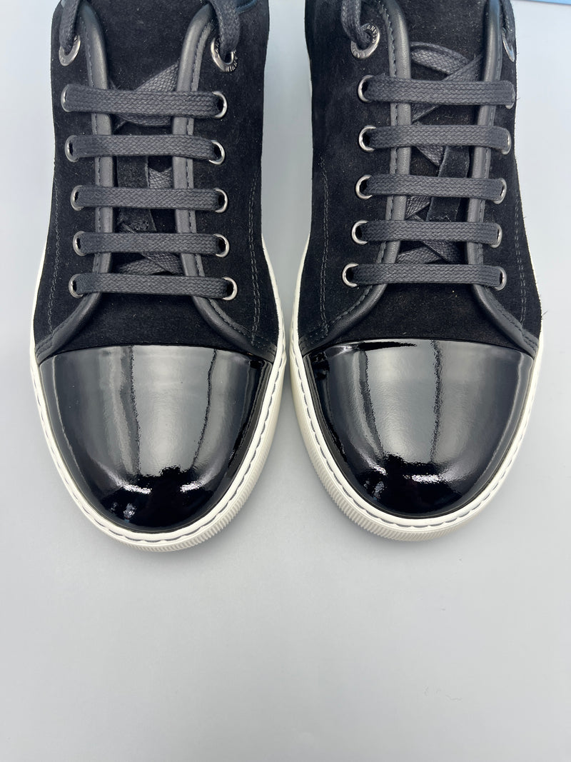 Herr | Sneakers | Lanvin | DBB1 Patent Cap Toe Sneaker Black