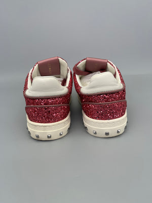 Valentino Flycrew Sneaker Pink Glitter | 37