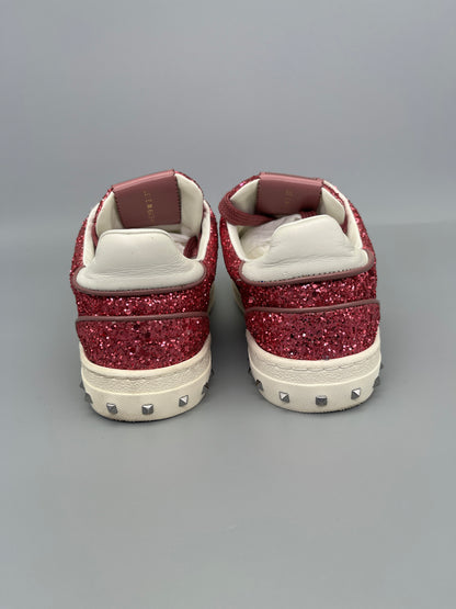 Valentino Flycrew Pink Glitter | 37
