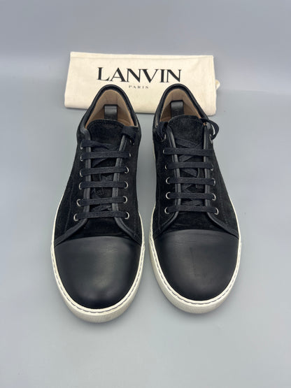 Lanvin Nappa Cap Toe Black | 44
