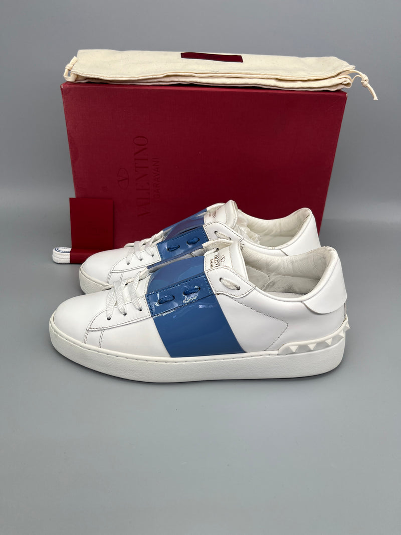 Valentino Open Patent Sneaker Lightblue | 37