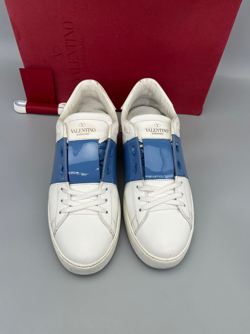Valentino Open Patent Sneaker Lightblue | 37