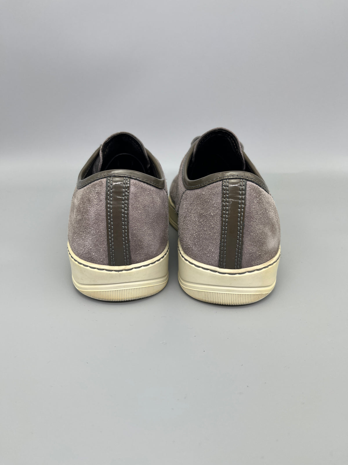 Lanvin dbb1 Patent Cap Toe Sneaker Grey | 41
