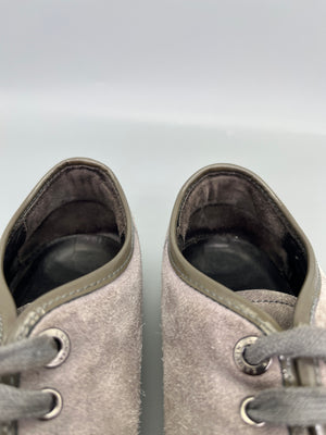Lanvin dbb1 Patent Cap Toe Sneaker Grey | 41