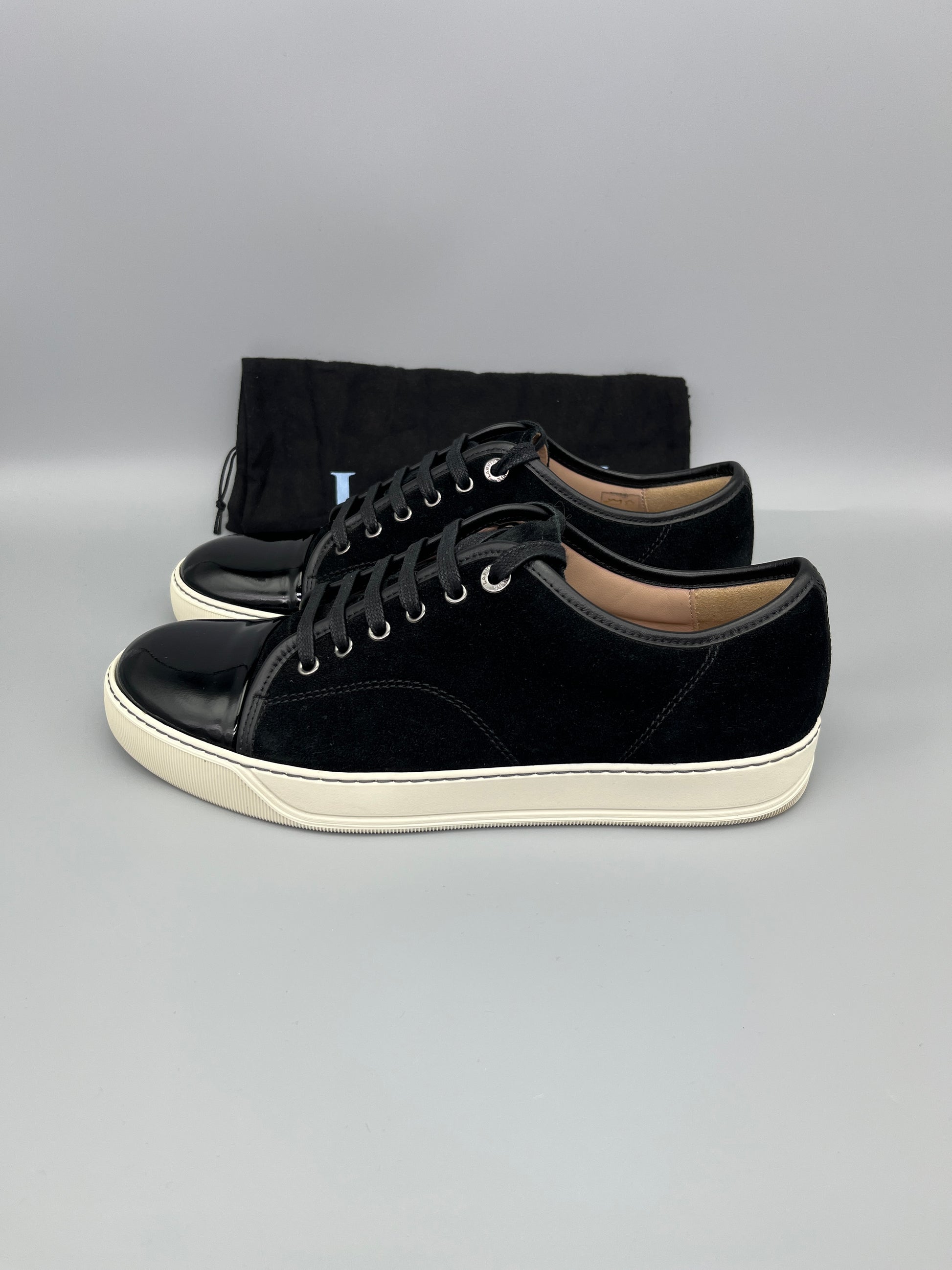 Herr | Sneakers | Lanvin | DBB1 Patent Cap Toe Sneaker Black