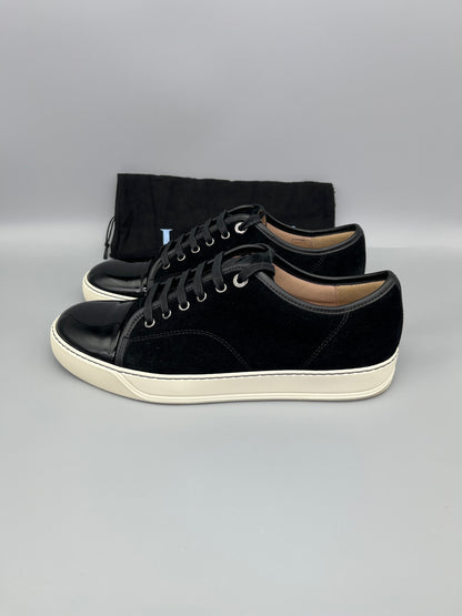 Herr | Sneakers | Lanvin | DBB1 Patent Cap Toe Sneaker Black