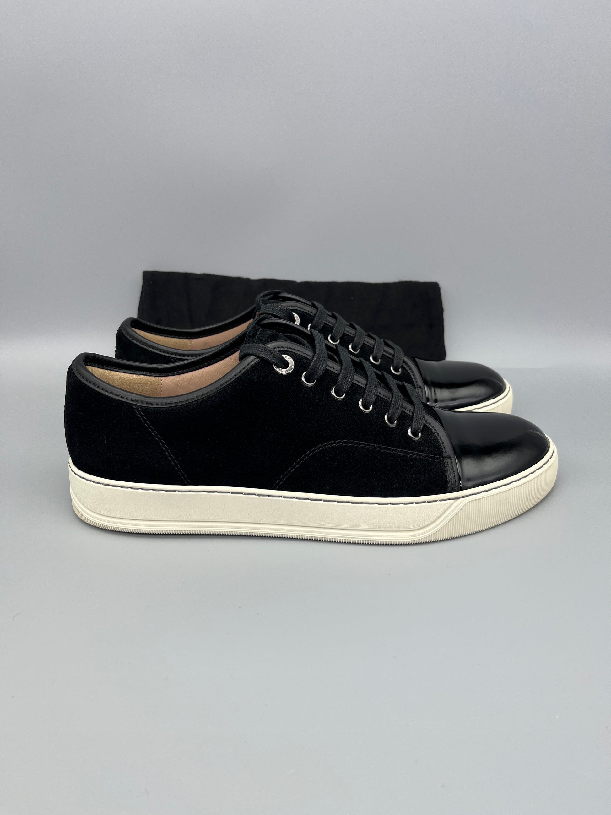 Herr | Sneakers | Lanvin | DBB1 Patent Cap Toe Sneaker Black