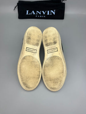 Handla Lanvin Dbb1 Patent Cap Toe Sneaker online | Smidigt och enkelt på nätet - The Grand Archive |