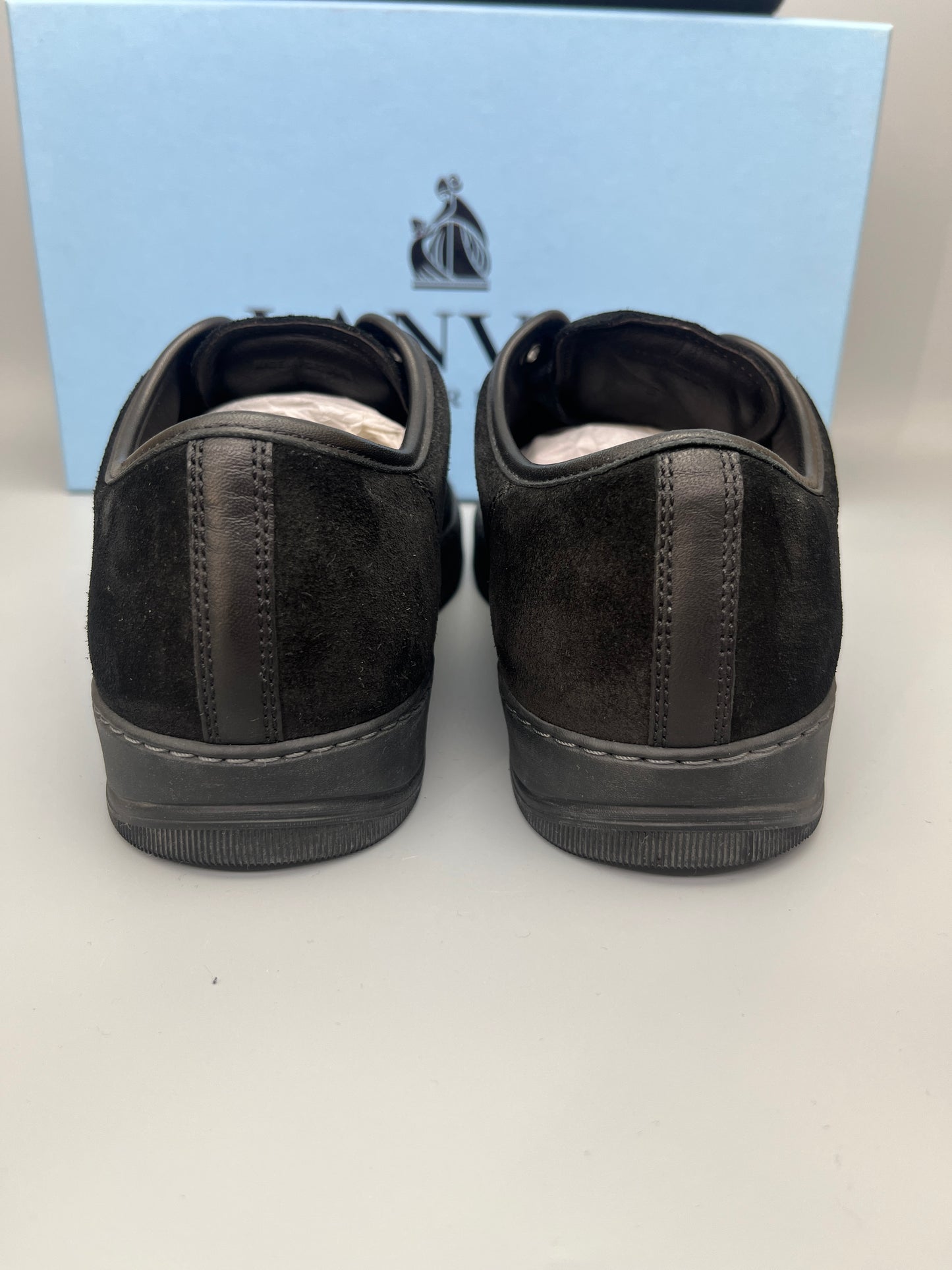 Lanvin Dbb1 Patent Cap Toe Sneaker Black | 40