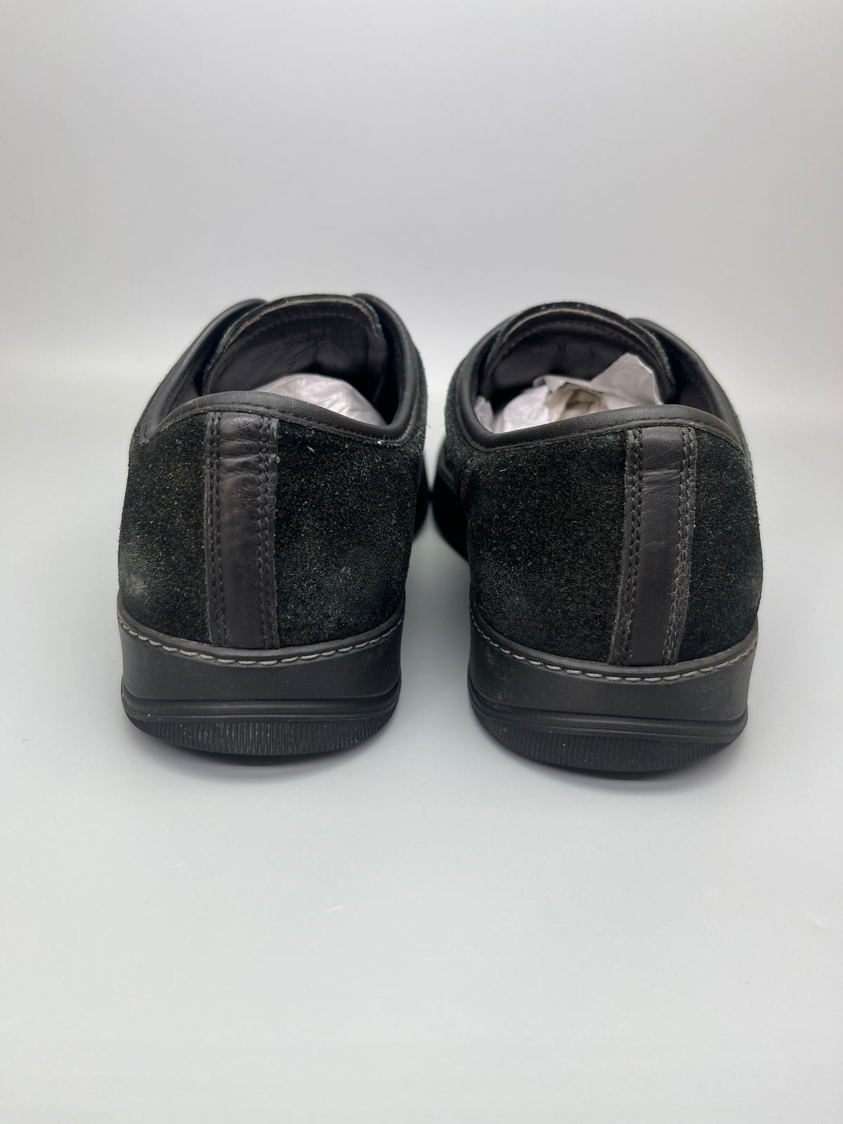 Lanvin Dbb1 Patent Cap Toe Sneaker Black | 41
