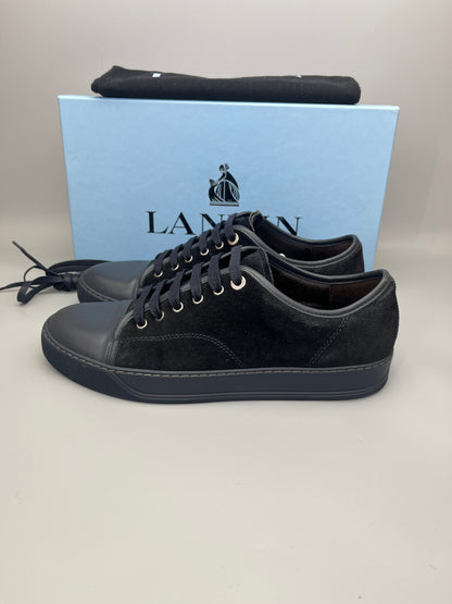 Lanvin Dbb1 Nappa Cap Toe Sneaker Navy | 42