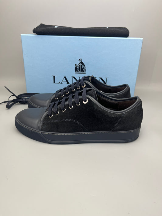Lanvin Dbb1 Nappa Cap Toe Sneaker Navy | 42