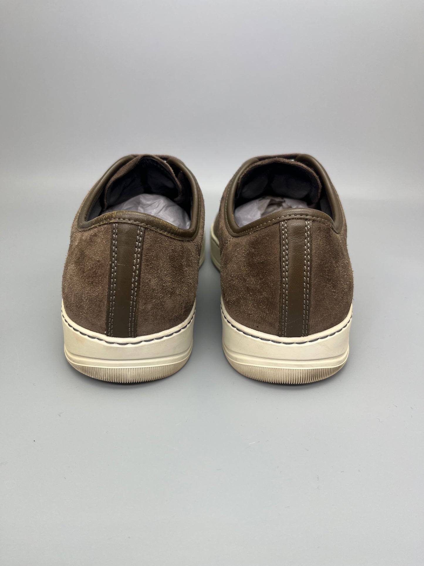Lanvin Dbb1 Patent Cap Toe Sneaker Brown | 41