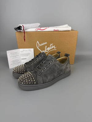 Christian Louboutin Louis Junior Spikes Sneaker Grey | 41