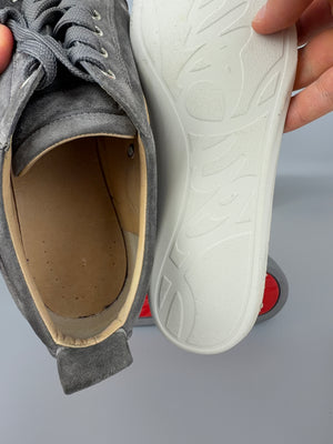 Christian Louboutin Louis Junior Spikes Sneaker Grey | 41