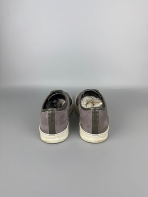 Lanvin Dbb1 Patent Cap Toe Sneaker Grey | 44