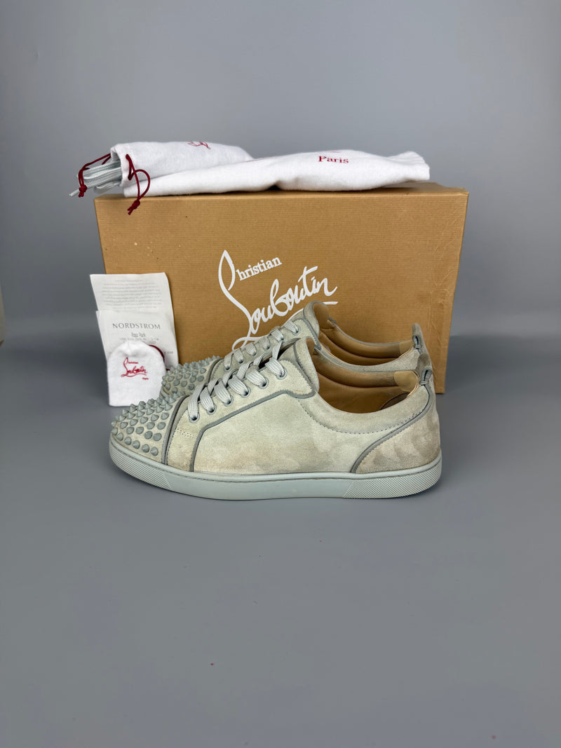 Christian Louboutin Louis Junior Spikes Sneaker Grey | 41
