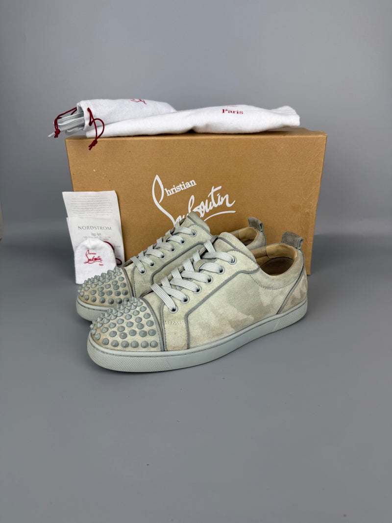 Christian Louboutin Louis Junior Spikes Sneaker Grey | 41