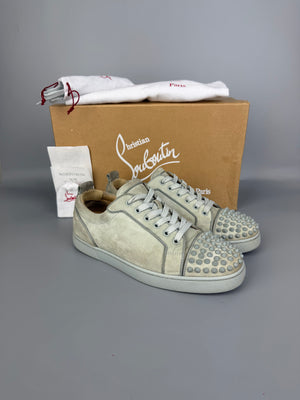 Christian Louboutin Louis Junior Spikes Sneaker Grey | 41